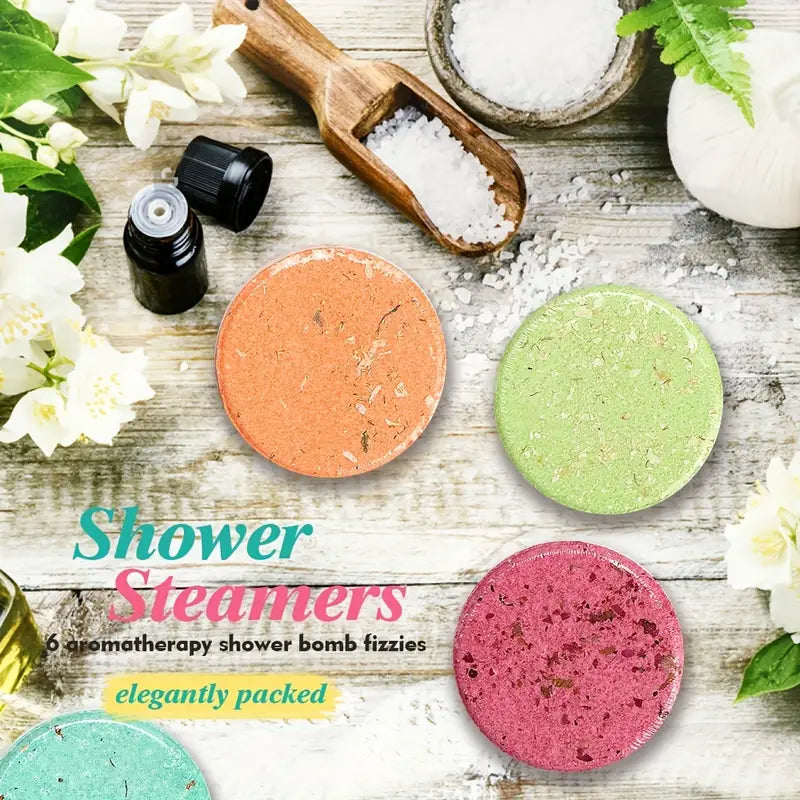 Shower Steamers Bath Bombs,Aromatherapy Steamers With Pure Essential Oils For Relaxation, Gifts For All Ages, Strong And Lasting Fragrance Shower Tablets
