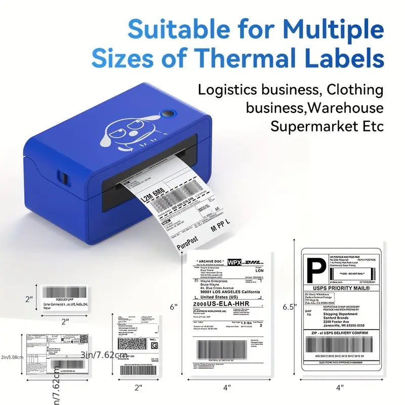 HPRT, Thermal Label Printer EK100 Shipping Label Printer High Speed Printing 4x6 Barcode Label Printer