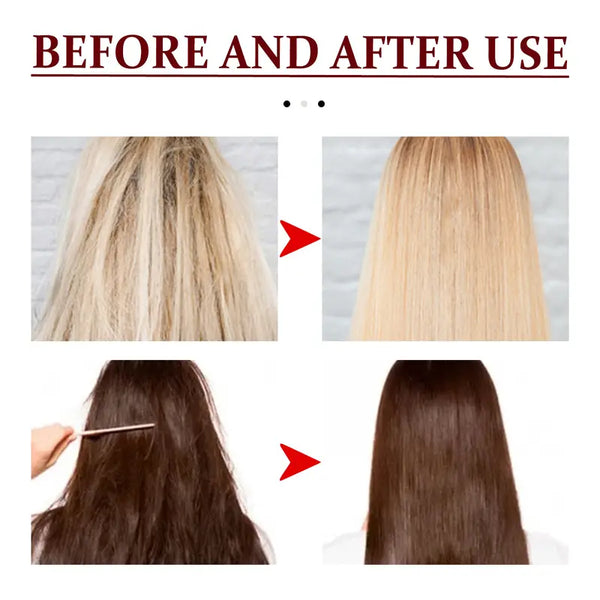 100ml Hair Smoothing Essence: Repair Split Ends, Moisturize Fluffy Hair & Thicken Hair - Hair Care Serum