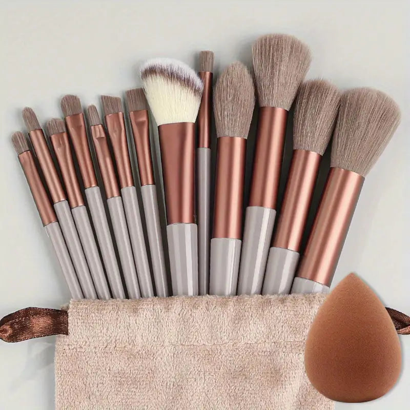 13Pcs Makeup Brush Set Soft Fluffy Professional Cosmetic Foundation Powder Eyeshadow Kabuki Blending Make Up Brush Beauty Tool