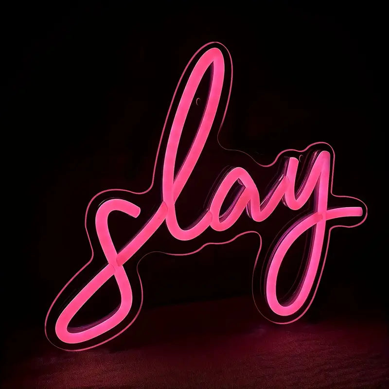 Add a Pop of Color to Your Room with this Adjustable LED Neon Light Wall Decor!