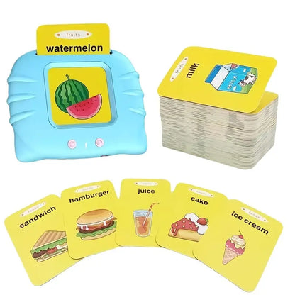 Toddlers English Guidance Educational Toys, Audible Baby Flash Cards, Children's Card Machine