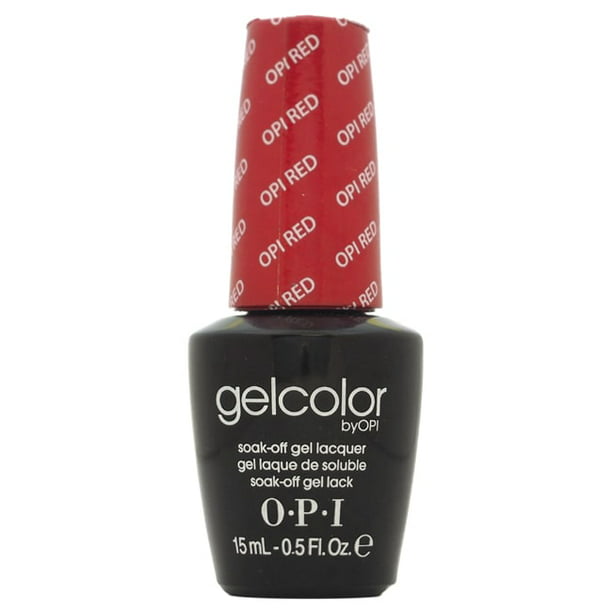OPI GelColor Gel Nail Polish, OPI Red, 0.5 Fl Oz