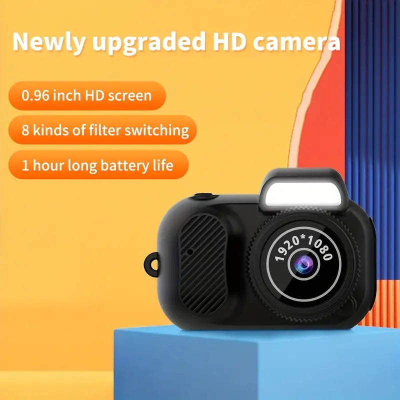 Mini Camera HD 1080P Student Camera Mini Camera HD Multiple Filters With Screen High Performance CMOS High Sensitivity HD Video