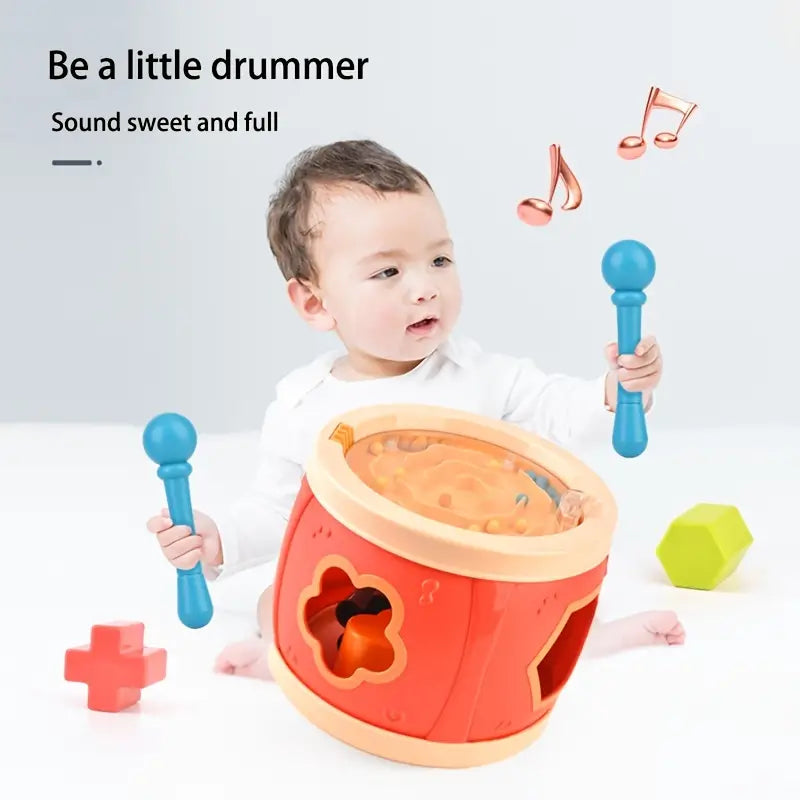 Children's Multifunctional Drum To, 6 Months Baby Hand Clapping Drum, Clapping Drum, 0-3 Years Old Music Toys,