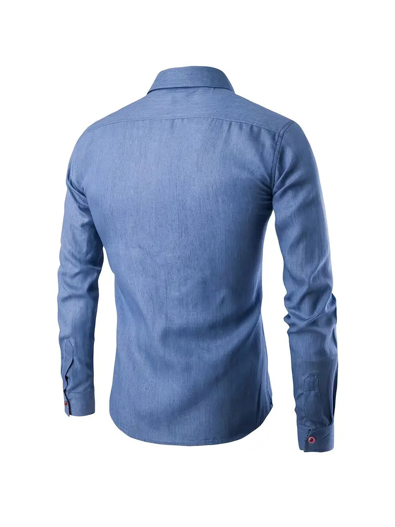New Men's Slim Fit Business Shirts For Fall/Winter