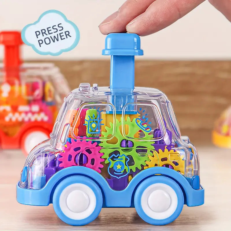 Children Press Car Boy 3 Inertia Pull Back Car 1-2 Years Old Baby 6 Months Baby Educational Toy Resistant To Falling