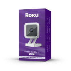 Roku Smart Home Indoor Camera SE Wi-Fi - Connected - Wired Security Surveillance Camera with Motion & Sound Detection