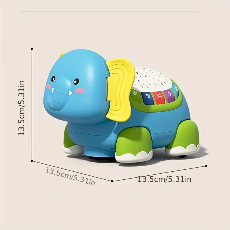 Baby Crawling Toys Elephant Musical Light Up Baby Toys For 6 To 12 Months,Infant Toy