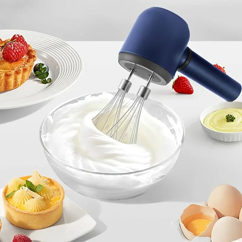 1pc Cordless Electric Double Mixer Bar Whisk For Whipping And Mixing Cookies, Brownies, Dough, Batter With Electric Hand Mixer