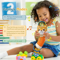 Toddler Toys For 18 Month+, Musical Christmas Toys For 2-4 Years Boys Girls Gifts, Toddler Kids Learning Toy