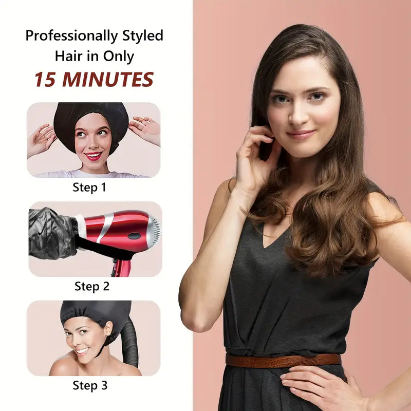 42-Piece Hair Styling Set: Flexible Curling Sticks & Hair Dryer Bonnets for Women & Girls