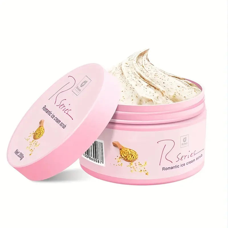 Ice Cream Body Scrub, Benefits As Moisturizing , Use For Exfoliating & Deep Cleansing, Removal Dead Skin