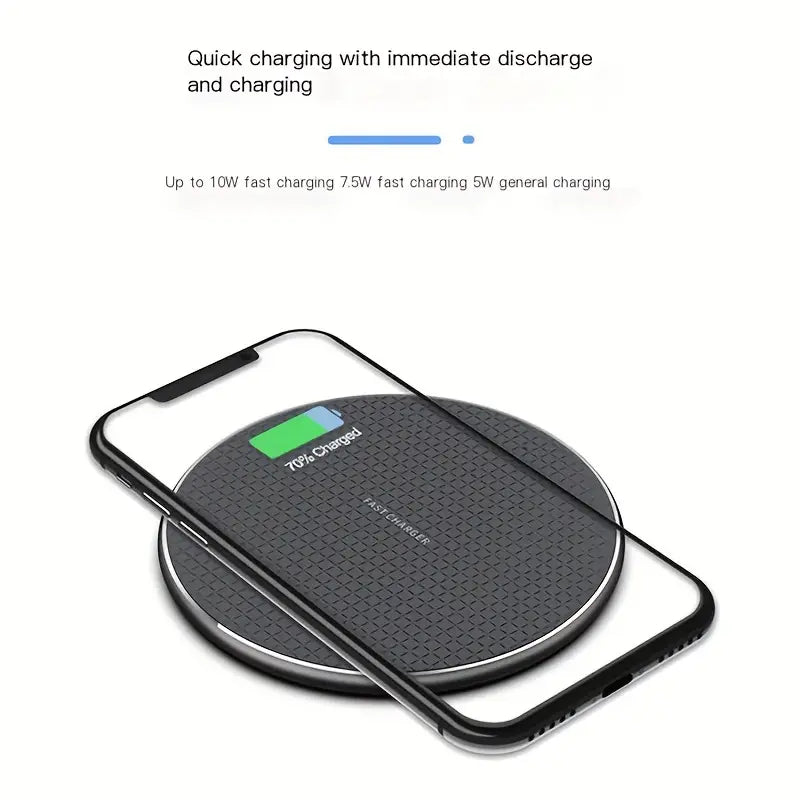 Wireless Charger Supports Samsung S23/S22/21/20/10/9/8/7/6/ Note23/22/21/20/10/8 Series, For Apple 14/13/12/11/X/XR/8 Series