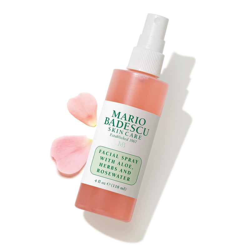 Mario Badescu Skin Care Rose Water Facial Spray with Aloe Vera, 2 oz