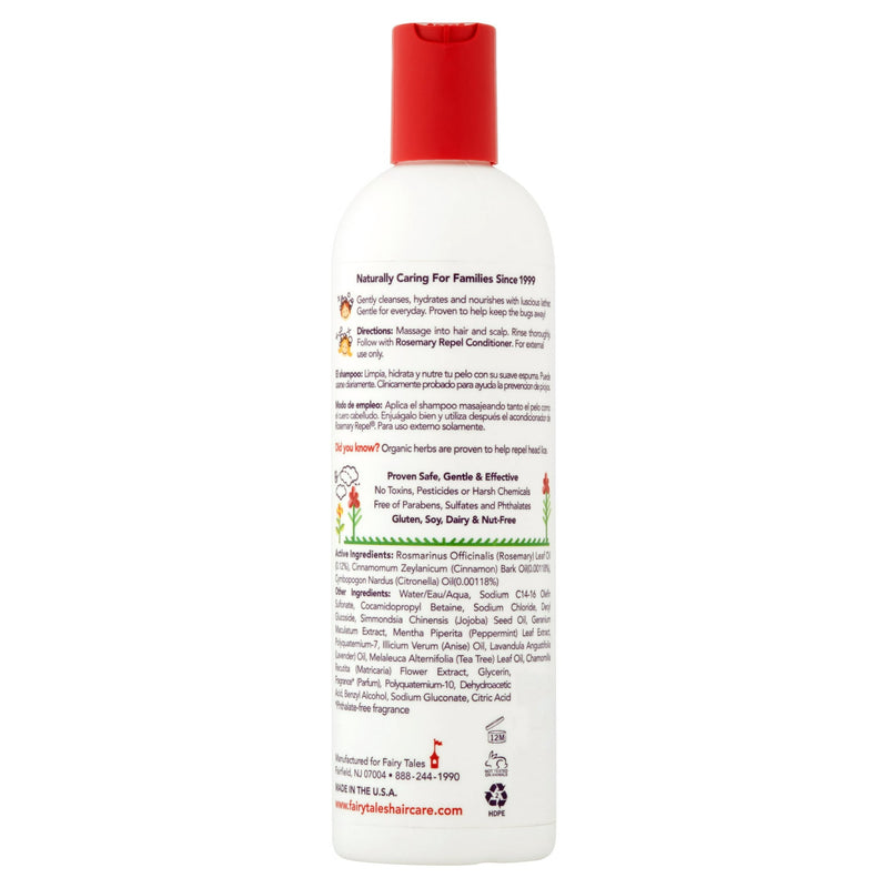 Fairy Tales Rosemary Repel Daily Lice Prevention Kids Shampoo, 12 fl oz.