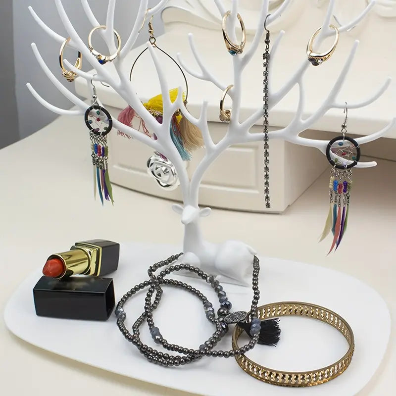 Gorgeous Deer Design Jewelry Storage Rack - Perfect Gift for Women and Girls!