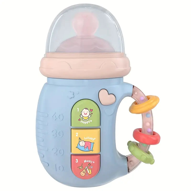 Music Baby Bottle Pacifier With Rhythmic Light And Sounds Music, Baby Silicone Pacifier Early Education Children's Comfort Toy