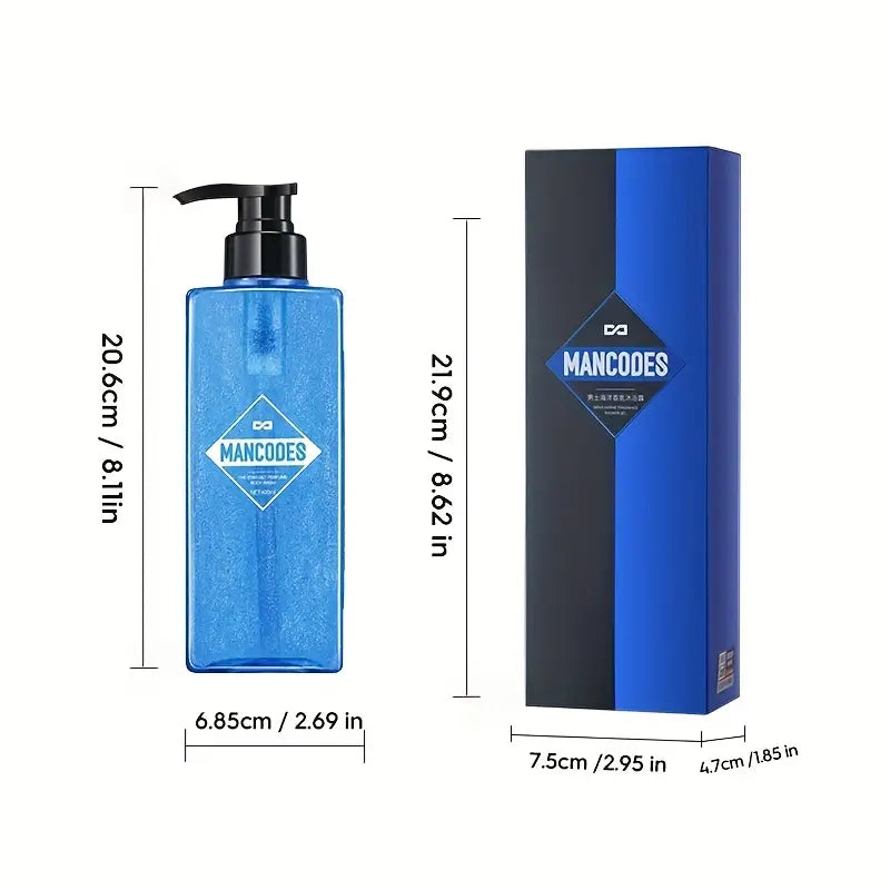 1pc, Fragrance Shower Gel, Men's Lasting Fragrance Body Back Acne Removal Mite Family Set Body Wash