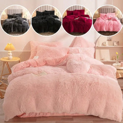 3pcs Multi-color Polyester Bedding Set, 1pc * Duvet Cover + 2pcs * Pillowcase, Without Pillow Core
