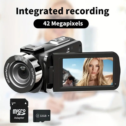2.7K HD Camera With 42 Million Pixels, Photography And Video Camera