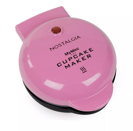 Nostalgia MCPCK5PK My Mini Cupcake Maker, Pink