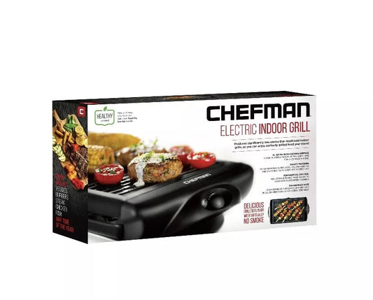 Chefman RJ23-SG Indoor Smokeless Electric Grill - Black