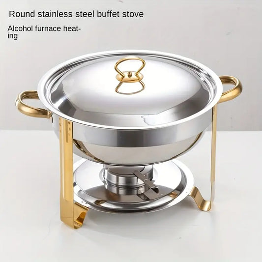 Set, Stainless Steel Chafing Dish Buffet Set