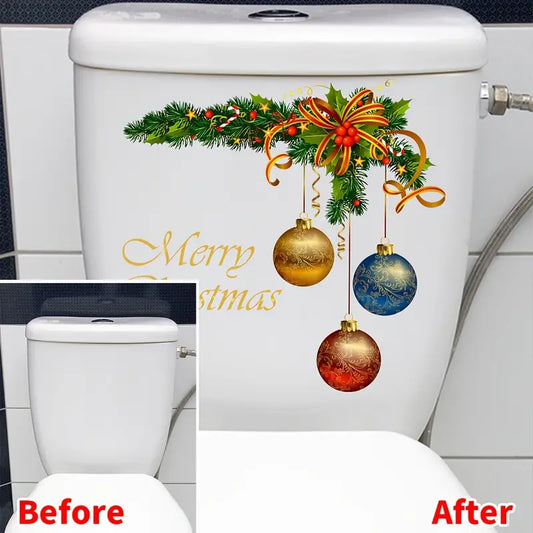 Renovation Removable Stickers, Self-adhesive Decal, Christmas Decor