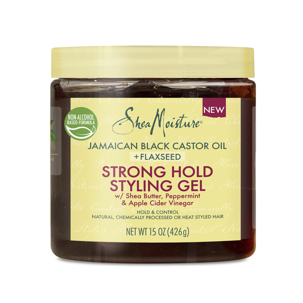 SheaMoisture Styling Hair Gel, Strong Hold, Frizz Control Paraben Free for Curly Hair, 15 oz
