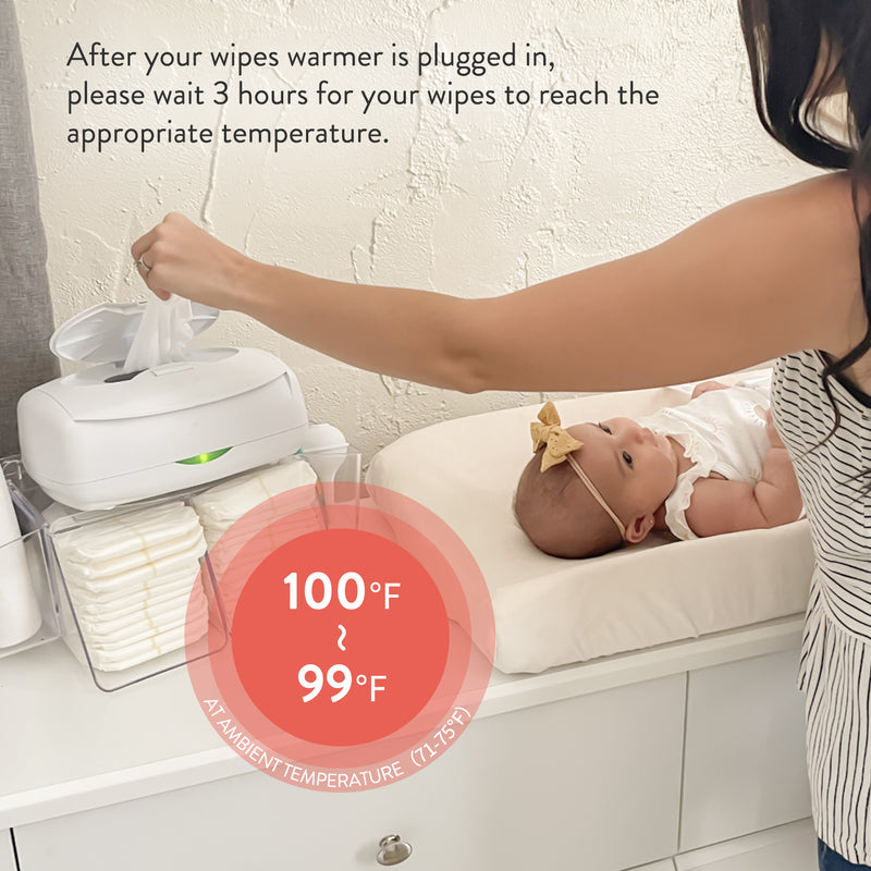 Prince Lionheart Ultimate Baby Wipe Warmer, White