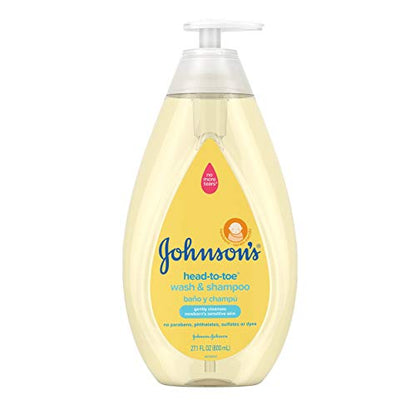 Johnson's Head-to-Toe Gentle Tear-Free Baby & Newborn Wash & Shampoo