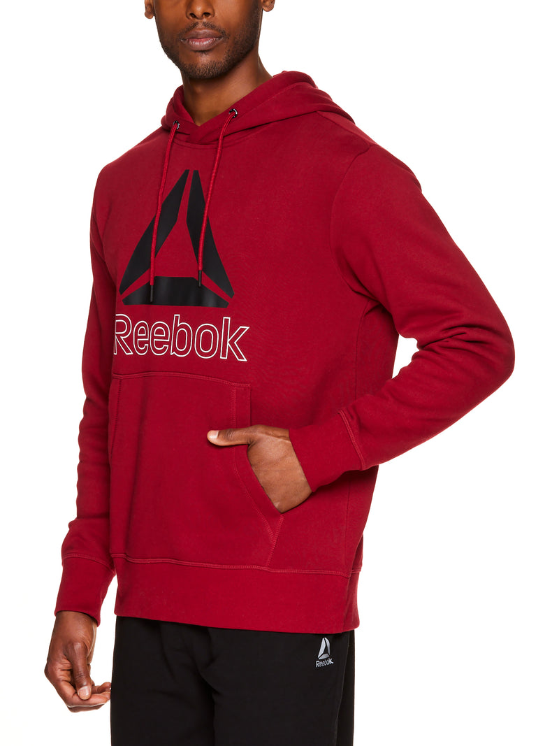 Reebok Men's and Big Men's Active Fleece Hoodie, Sizes up to 3XL