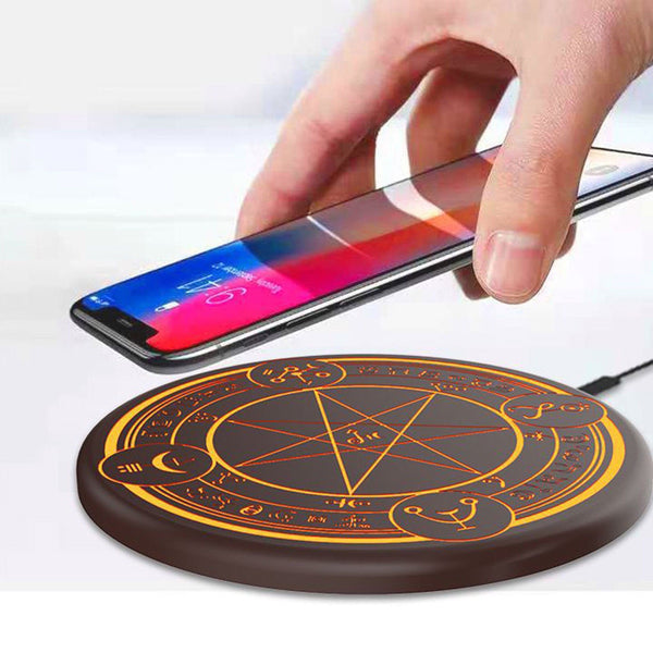 Fast Wireless Charger, Magic Array Wireless Charger, Ultra Slim Wireless Charger,Magic Array Universal Wireless Charging Pad for iPhone 8/8 Plus, iPhone XR XS MAX, Samsung s7/s9/s9+ plus(5W)