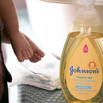 Johnson's Head-to-Toe Gentle Tear-Free Baby & Newborn Wash & Shampoo