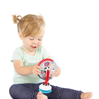 Sassy Wonder Wheel, Black & White, Developmental Suction Cup Toy, Ages 6+ Months