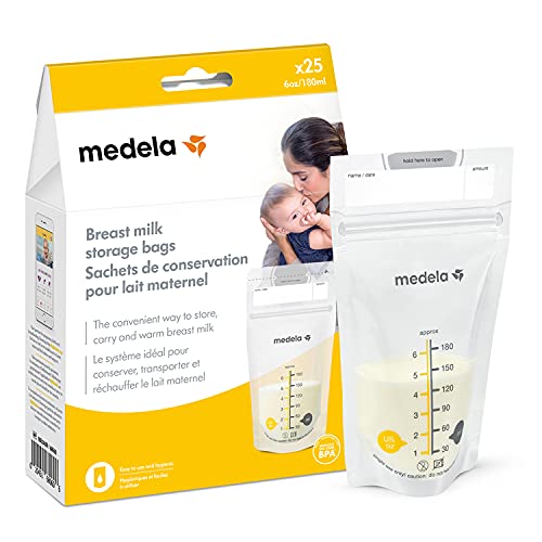 Medela Breastmilk Storage Bags, 25 Count,