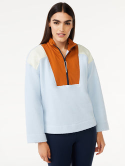 Free Assembly Women's Half Zip Mixy Popover