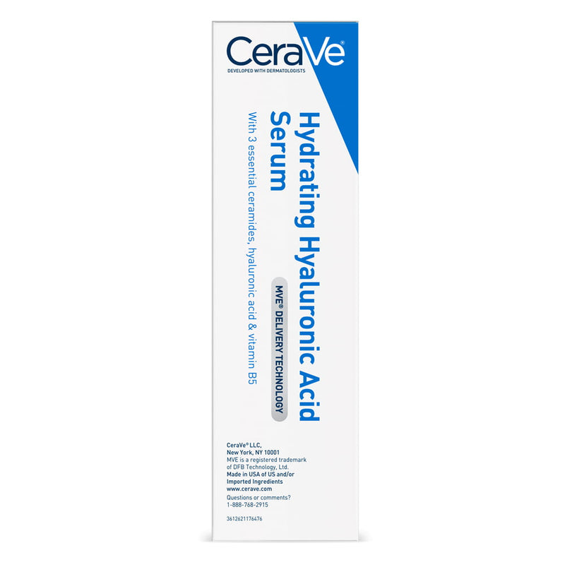 CeraVe Hydrating Hyaluronic Acid Face Serum, 1 fl oz