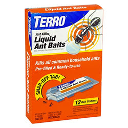 TERRO T300B Liquid Ant Killer, 6 Bait Stations