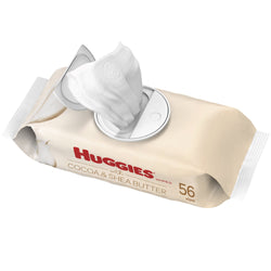Huggies Scented Wipes with Cocoa & Shea Butter, 1 Flip-Top Pack (56 Wipes Total)