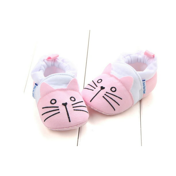 Hot Baby Boy Girl Anti-slip Socks Cartoon Lovely Newborn Slipper Shoes Cotton Soft Sole
