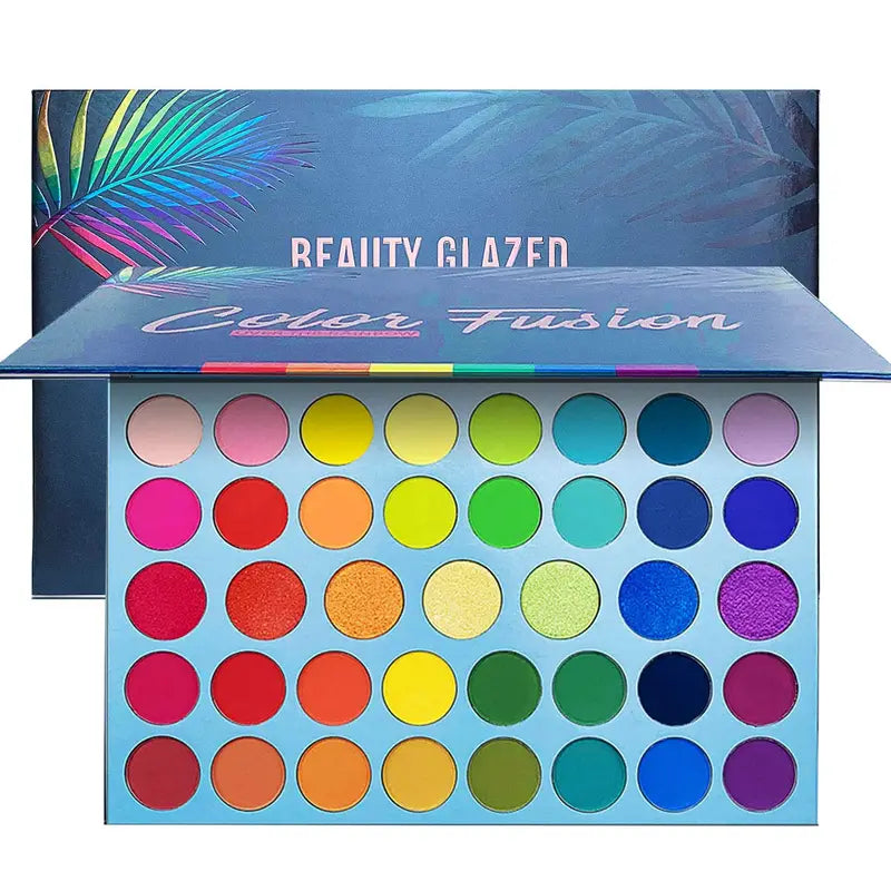 39 Colors Rainbow Eyeshadow Palette - Professional Makeup Matte Metallic Shimmer Eye Shadow Palettes - Ultra Pigmented Powder Bright Vibrant Colors Shades Cosmetics Set