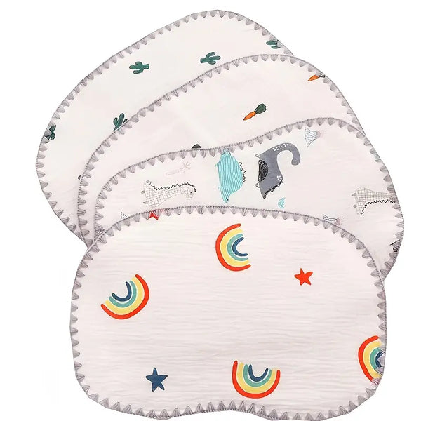 Baby Spring Summer Custom 10 Layer Cotton Gauze Pillow For Newborn Baby Flat Pillow