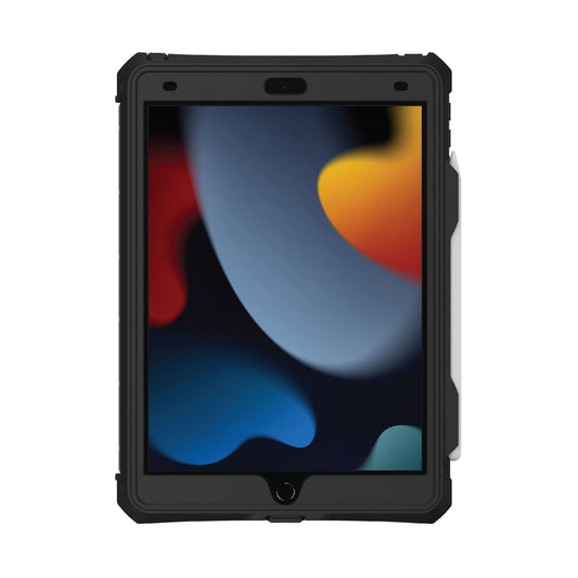 onn. Waterproof Tablet Case for 10.2'' Screen iPad 2019/2020/2021 (7th/8th/9th Gen) - Black
