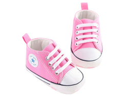 Unisex Baby Boys Girls Sneaker Soft Anti-Slip Sole Newborn Infant First Walkers Canvas Denim Shoes
