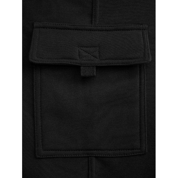Climate Concepts Men's and Big Men's Fleece Cargo Pants, up to Size 5XL