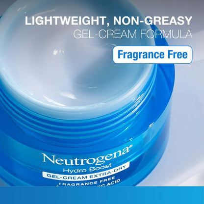 Neutrogena Hydro Boost Hyaluronic Acid Moisturizer, Dry Skin Care, 1.7 oz Face Cream