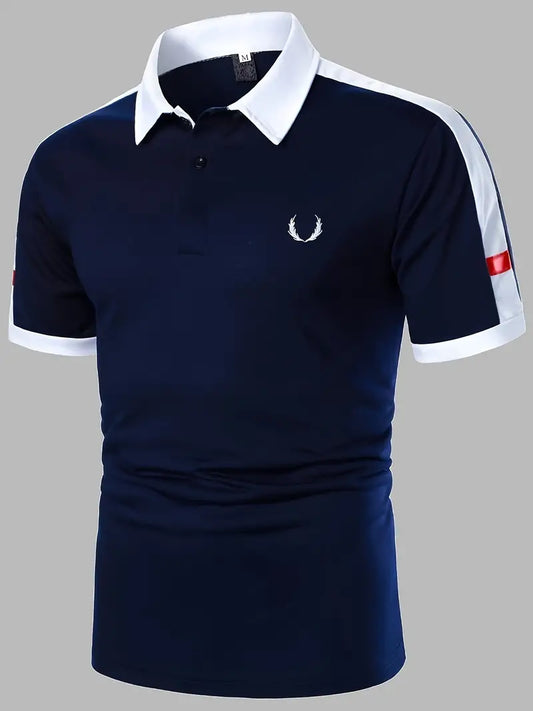 Men's Slim Fit Casual Navy Polo Shirt Best Sellers