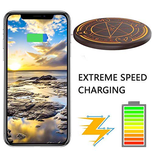 Fast Wireless Charger, Magic Array Wireless Charger, Ultra Slim Wireless Charger,Magic Array Universal Wireless Charging Pad for iPhone 8/8 Plus, iPhone XR XS MAX, Samsung s7/s9/s9+ plus(5W)